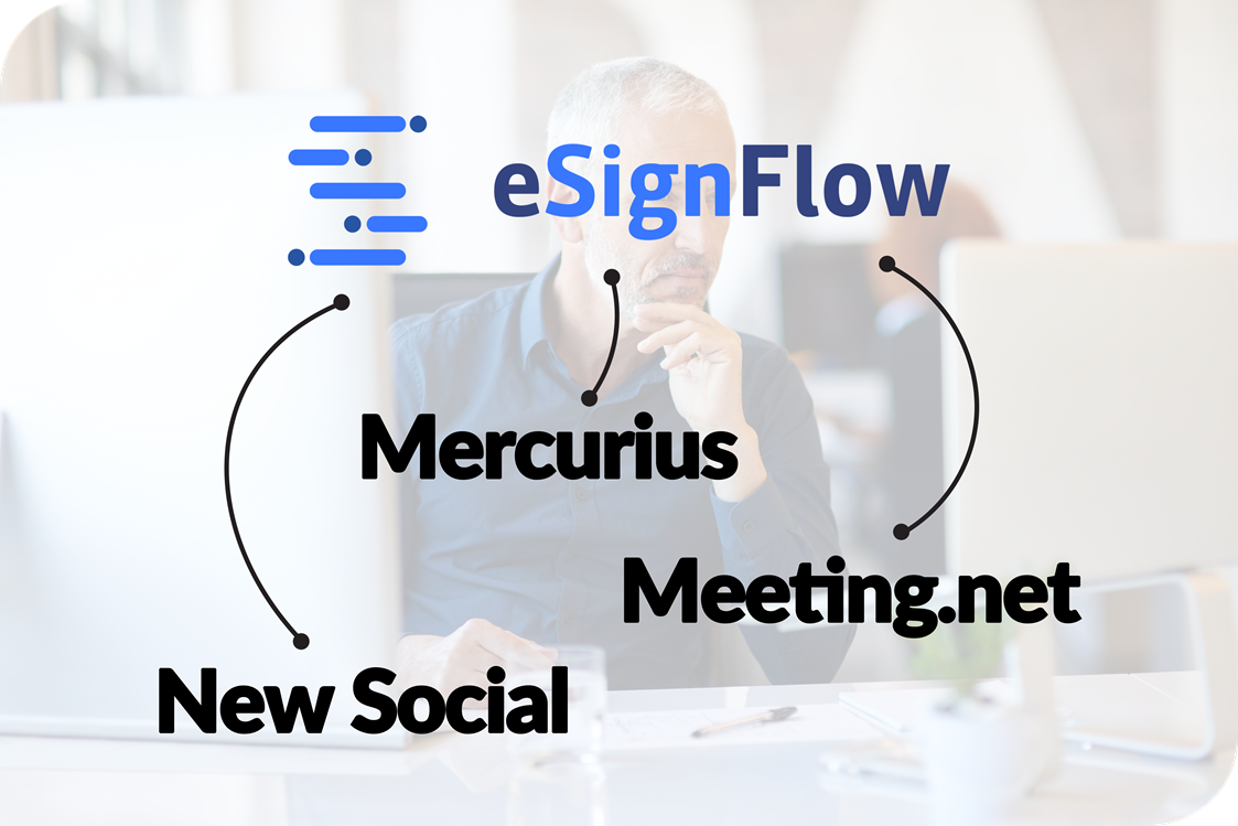 Nieuwe integraties met Mercurius, New Social en Meeting.net